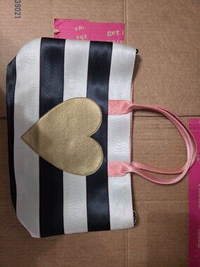 Harveys GOLD HEART RARE HTF Medium Streamline Tote MST